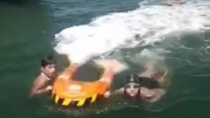 Van Gölü’nde yüzemeyen 7 kişi kurtarıldı!