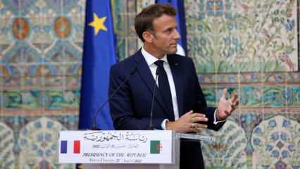 Macron'dan Cezayir'de Türkiye için küstah sözler