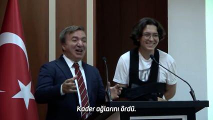 Aksaray Valisi Hamza Aydoğdu'nun gençlerle eğlenceli sohbeti herkesi güldürdü