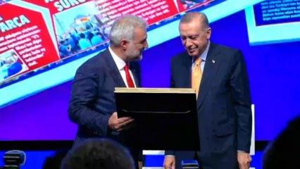 Başkan Erdoğan'a anlamlı hediye