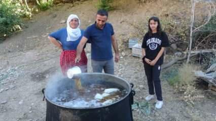 Malatya’da “bulgur” kazanları kaynatılmaya başlandı