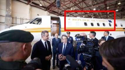 Yunanistan, Kıbrıs Rum Yönetimi'ne uçak verdi: Jetin üstündeki yazı tepki çekti