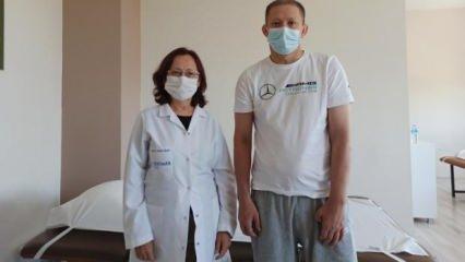 Covid sonrası felç geçiren hasta şifayı Türkiye’de buldu