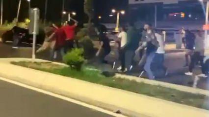 Eğlence mekanı çıkışında 10 kişi yabancı uyruklu adamı dövdü!