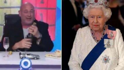 Kraliçe'nin ölümünü şampanyayla kutladı! Bu görüntüler İngilizleri kızdıracak
