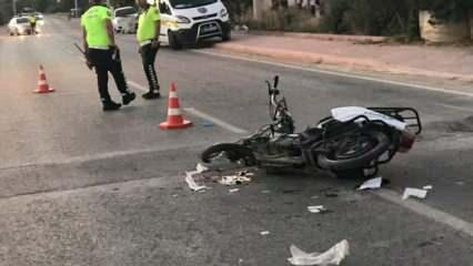 Traktör ile elektrikli bisiklet çarpıştı: 1 ölü, 1 yaralı