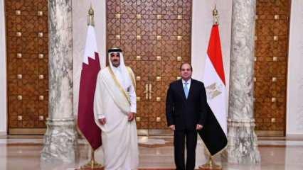 Mısır Cumhurbaşkanı Sisi 8 yıl sonra ilk kez Katar'da