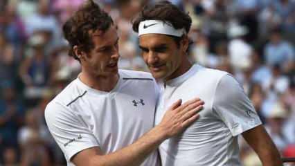 Djokovic ile Murray'den Federer'e veda mesajı