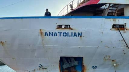 'Anatolian' gemisinin içinden saldırın izleri