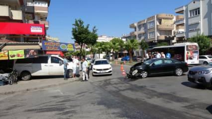 Antalya'da yaşanan kazada ölümden kıl payı kurtuldular!