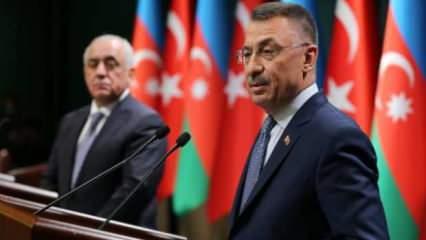 Cumhurbaşkanı Yardımcısı Oktay, Azerbaycan Başbakanı Asadov görüştü