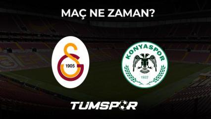 Galatasaray Konyaspor maçı ne zaman, saat kaçta ve hangi kanalda? Hakemler belli oldu mu?