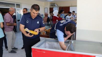 İlk günden göz açtırmadılar! Şanlıurfa’da zabıta ekiplerinden kantinlere denetim