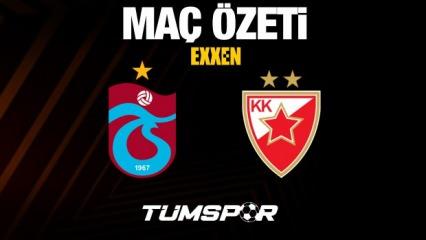 MAÇ ÖZETİ | Trabzonspor 2-1 Kızılyıldız (Goller, EXXEN YouTube, UEFA Avrupa Ligi)