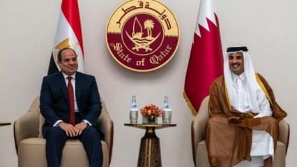 Mısır Cumhurbaşkanı Sisi: Katar ziyaretim gelişen ilişkilerimizin bir yansımasıdır