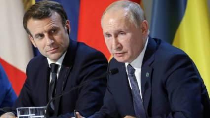 Putin ile Macron arasında kritik görüşme!