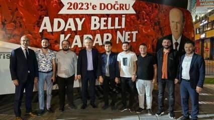 AK Parti İl Teşkilatı’ndan miting öncesi MHP’ye ziyaret