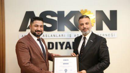 ASKON Malatya Mustafa Şarlak'a Emanet