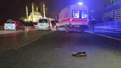 Ataşehir'de taksinin çarptığı yaya hayatını kaybetti