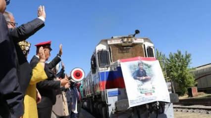 Bakan Kirişci, Pakistan'a giden yardım trenini uğurladı