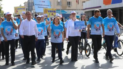 Başkan Fatma Şahin, Avrupa Hareketlilik Haftası'nın son gününde farkındalık için yürüdü!