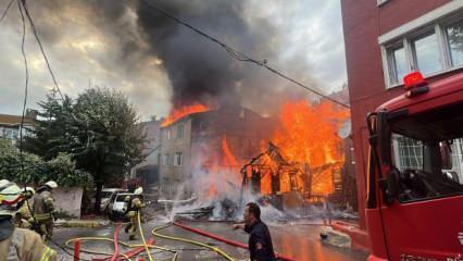 Beykoz'da korkutan yangın! Evler kül oldu
