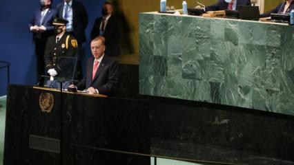 Erdoğan BM'de dünyaya ilan etti: Kayıtsız kalmamız beklenemez
