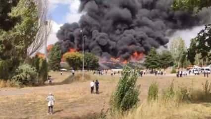 Erzurum Atatürk Üniversitesi yemekhanesinde yangın