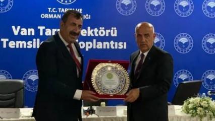 Bakan Kirişci, TÜDKİYEB Genel Başkanı Çelik ile bir araya geldi