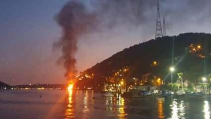 İstanbul'da balıkçı barınağında yangın