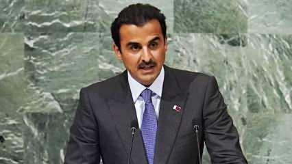 Katar Emiri'nden uluslarası topluma Filistin ve Suriye eleştirisi