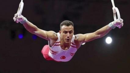 Milli cimnastikçi Adem Asil'den altın madalya