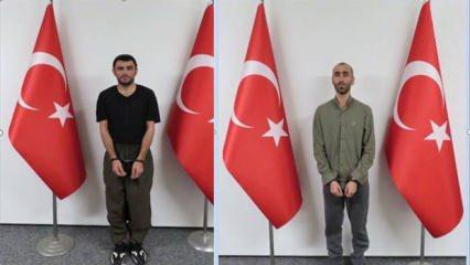 MİT'ten operasyon: Kırmızı bültenle aranan iki terörist Türkiye'ye getirildi