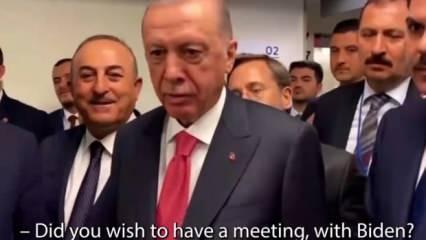 Reuters muhabiri sordu Erdoğan cevapladı: Yok niye, O Biden ben de Erdoğan