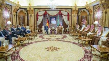Suudi Arabistan Veliaht Prensi, Almanya Başbakanı'yla görüştü