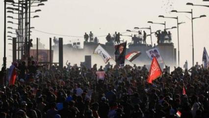 Bağdat’taki gösterilerde yaklaşık 50 kişi yaralandı