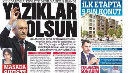 Kılıçdaroğlu devlete değil Kandil'e inandı - Günün gazete manşetleri
