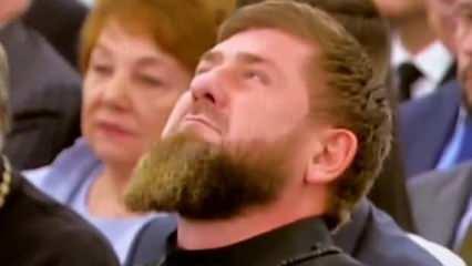 Putin konuşurken Kadirov ağladı!