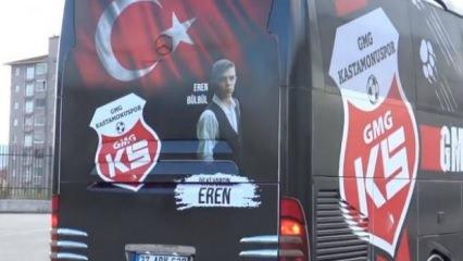 Yeni takım otobüsü tanıtıldı! Şehit Eren Bülbül detayı dikkat çekti