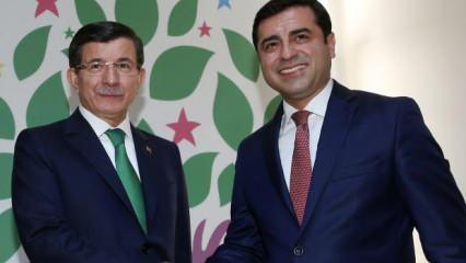 Ahmet Davutoğlu, Demirtaş hakkındaki şikayetinden vazgeçti