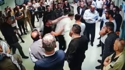 CHP Şemdinli ilçe başkanı ve kardeşinin, doktoru darp ettiği görüntüler yayınlandı