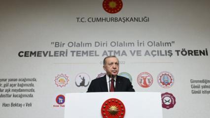 Cumhurbaşkanı Erdoğan: Alevi-Bektaşi Kültür ve Cemevi Başkanlığı kuruluyor!