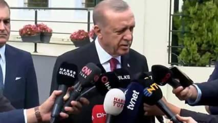 Cumhurbaşkanı Erdoğan'dan Miçotakis'le tartışma iddiasına yanıt