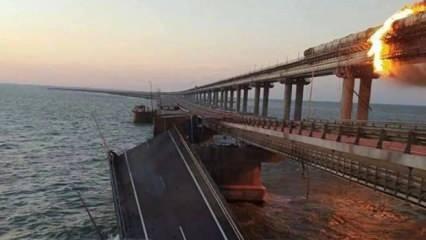 Kırım Köprüsü'ne saldırının ardından Rusya'dan sert açıklama: Güçlü bir yanıt vereceğiz