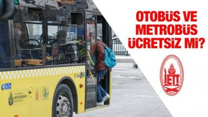 Otobüs ve metrobüs saat kaça kadar ücretsiz? 2022 İETT 6 Ekim fiyat tarifesi! 