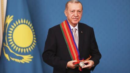 Cumhurbaşkanı Erdoğan Kazakistan'da: Bu nişan bana da sürpriz oldu