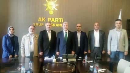 AK Partili Akbaşoğlu EYT Platformu temsilcilerini kabul etti