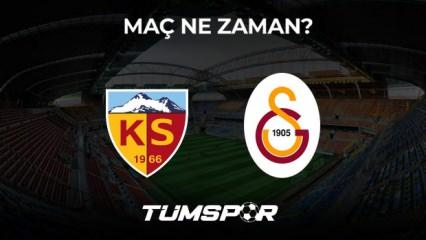 Kayserispor Galatasaray maçı ne zaman, saat kaçta ve hangi kanalda?