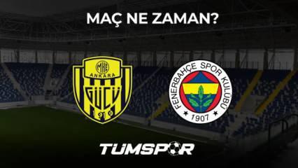 MKE Ankaragücü Fenerbahçe maçı ne zaman, saat kaçta ve hangi kanalda?