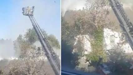 Boğaziçi Üniversitesi kampüsündeki yangın kontrol altına alındı